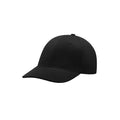 Black - Front - Atlantis Start 6 Panel Baseball Cap