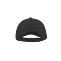 Black - Back - Atlantis Start 6 Panel Baseball Cap
