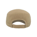 Khaki - Back - Atlantis Tank Brushed Cotton Military Cap