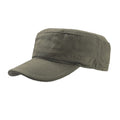 Olive - Front - Atlantis Tank Brushed Cotton Military Cap