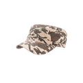 Camo Khaki - Front - Atlantis Chino Cotton Uniform Military Cap