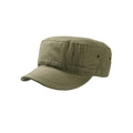 Olive - Front - Atlantis Chino Cotton Urban Military Cap