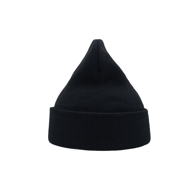 Navy - Back - Atlantis Wind Double Skin Beanie With Turn Up