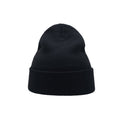 Navy - Side - Atlantis Wind Double Skin Beanie With Turn Up
