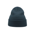 Petrol - Side - Atlantis Wind Double Skin Beanie With Turn Up