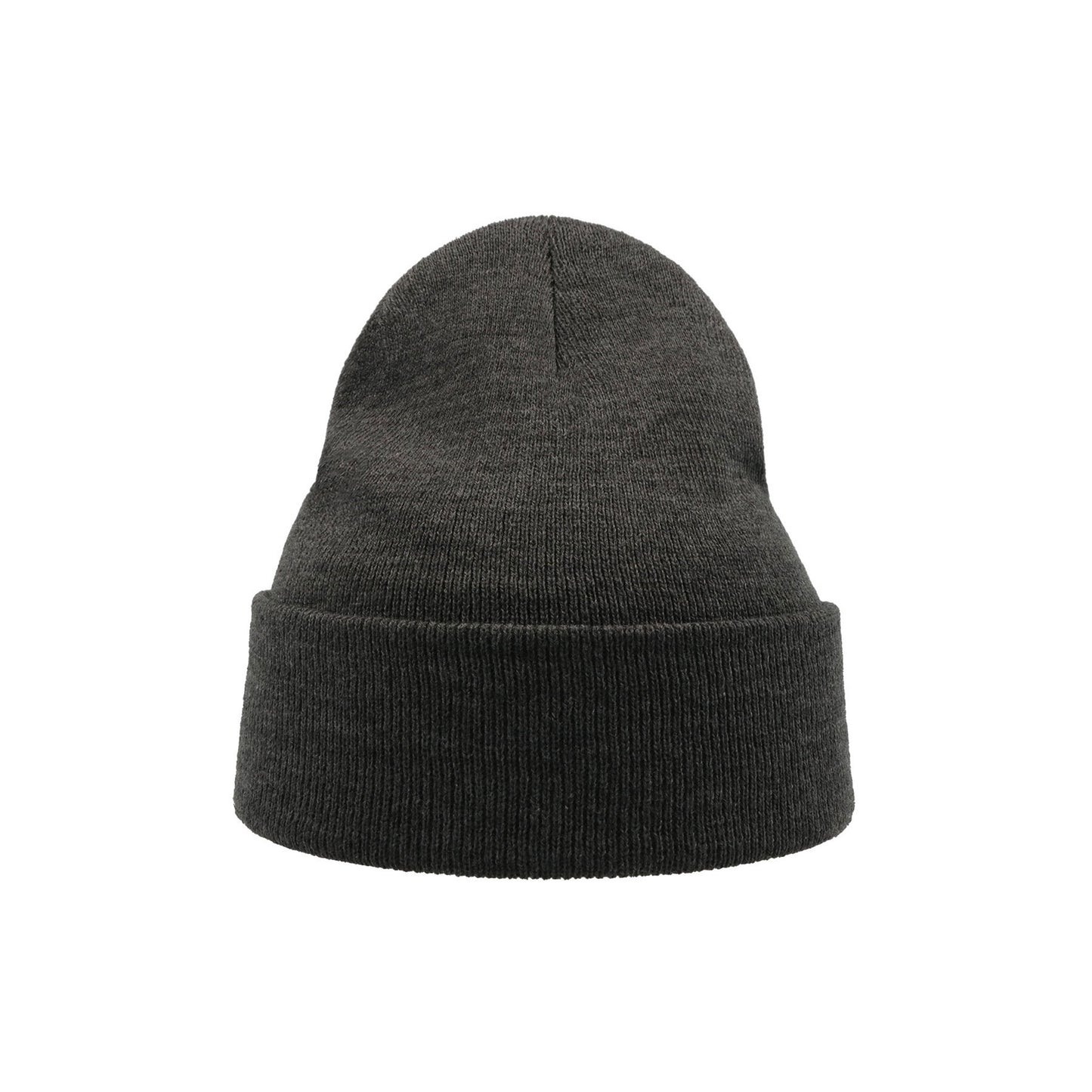 Grey - Side - Atlantis Wind Double Skin Beanie With Turn Up