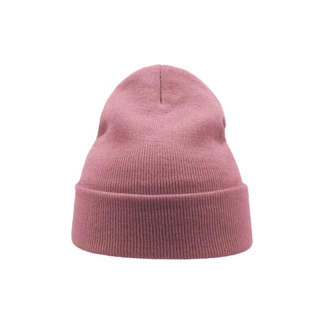 Pink - Side - Atlantis Wind Double Skin Beanie With Turn Up