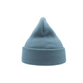 Light Blue - Back - Atlantis Wind Double Skin Beanie With Turn Up