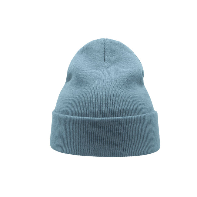 Light Blue - Side - Atlantis Wind Double Skin Beanie With Turn Up