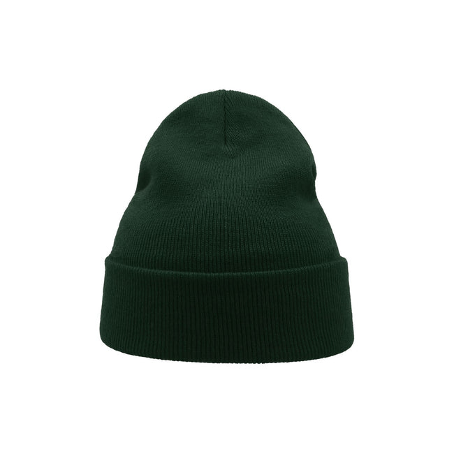 Green - Side - Atlantis Wind Double Skin Beanie With Turn Up