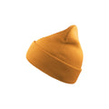 Golden Yellow - Front - Atlantis Wind Double Skin Beanie With Turn Up