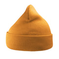 Golden Yellow - Back - Atlantis Wind Double Skin Beanie With Turn Up