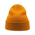 Golden Yellow - Side - Atlantis Wind Double Skin Beanie With Turn Up