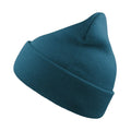 Sapphire Blue - Front - Atlantis Wind Double Skin Beanie With Turn Up