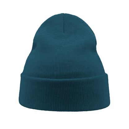 Sapphire Blue - Side - Atlantis Wind Double Skin Beanie With Turn Up