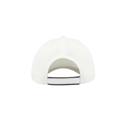 White - Back - Atlantis Zoom Piping Sandwich Sports 6 Panel Contrast Baseball Cap