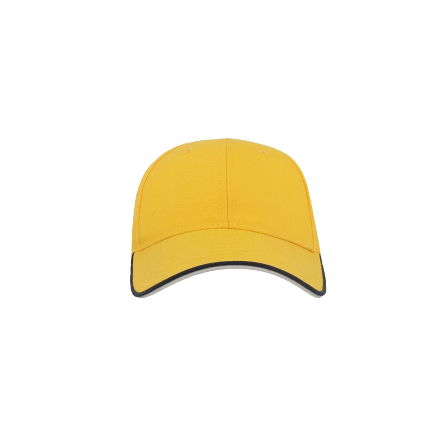 Yellow - Lifestyle - Atlantis Zoom Piping Sandwich Sports 6 Panel Contrast Baseball Cap