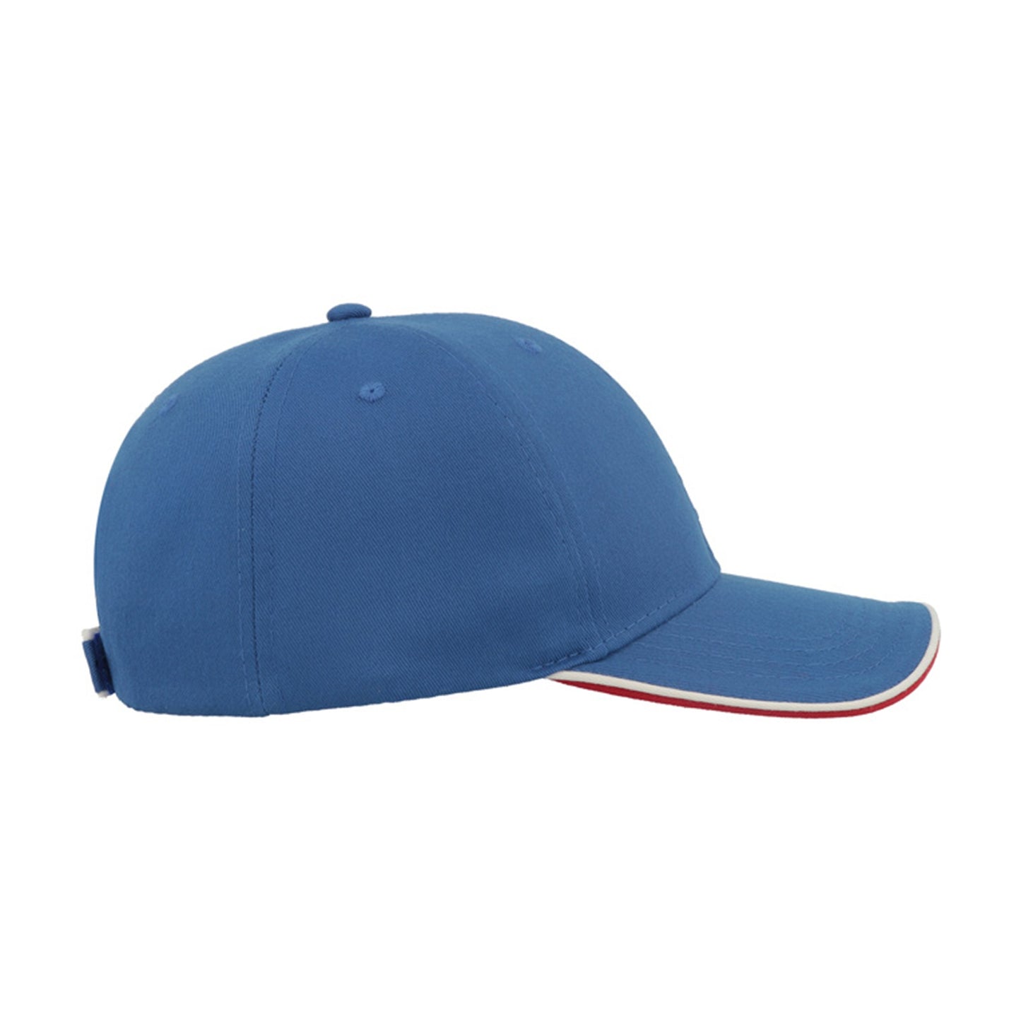 Royal - Side - Atlantis Zoom Piping Sandwich Sports 6 Panel Contrast Baseball Cap