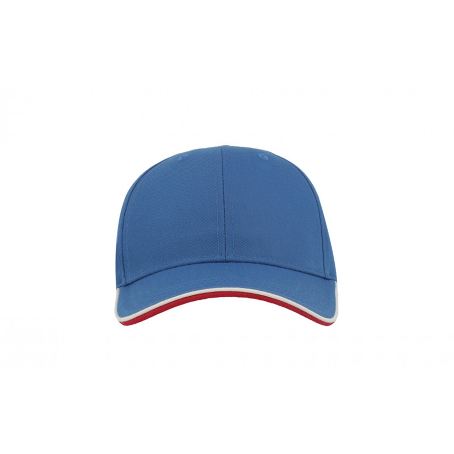 Royal - Pack Shot - Atlantis Zoom Piping Sandwich Sports 6 Panel Contrast Baseball Cap