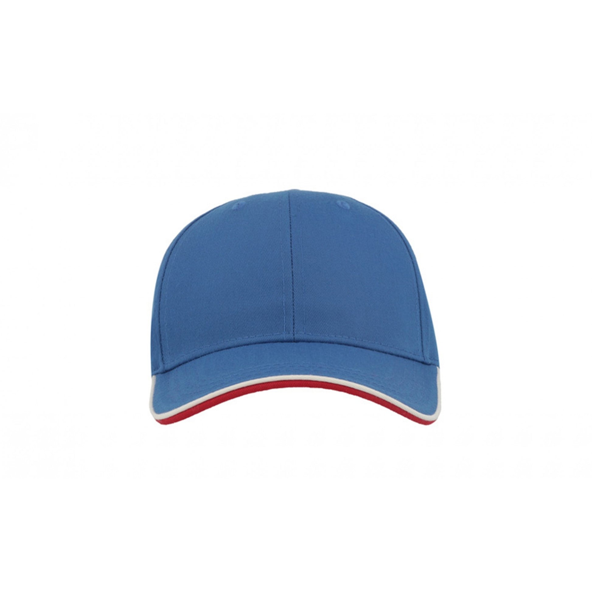 Royal - Pack Shot - Atlantis Zoom Piping Sandwich Sports 6 Panel Contrast Baseball Cap