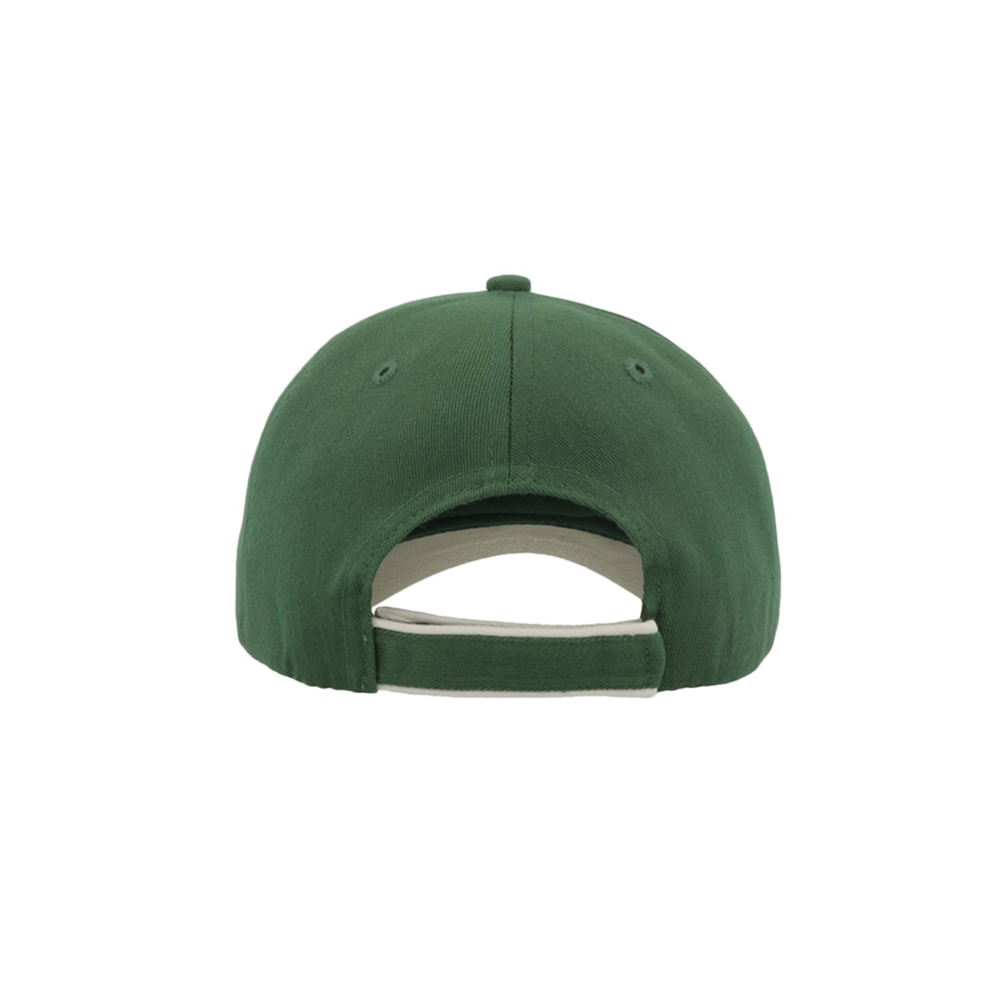 Green - Back - Atlantis Zoom Piping Sandwich Sports 6 Panel Contrast Baseball Cap
