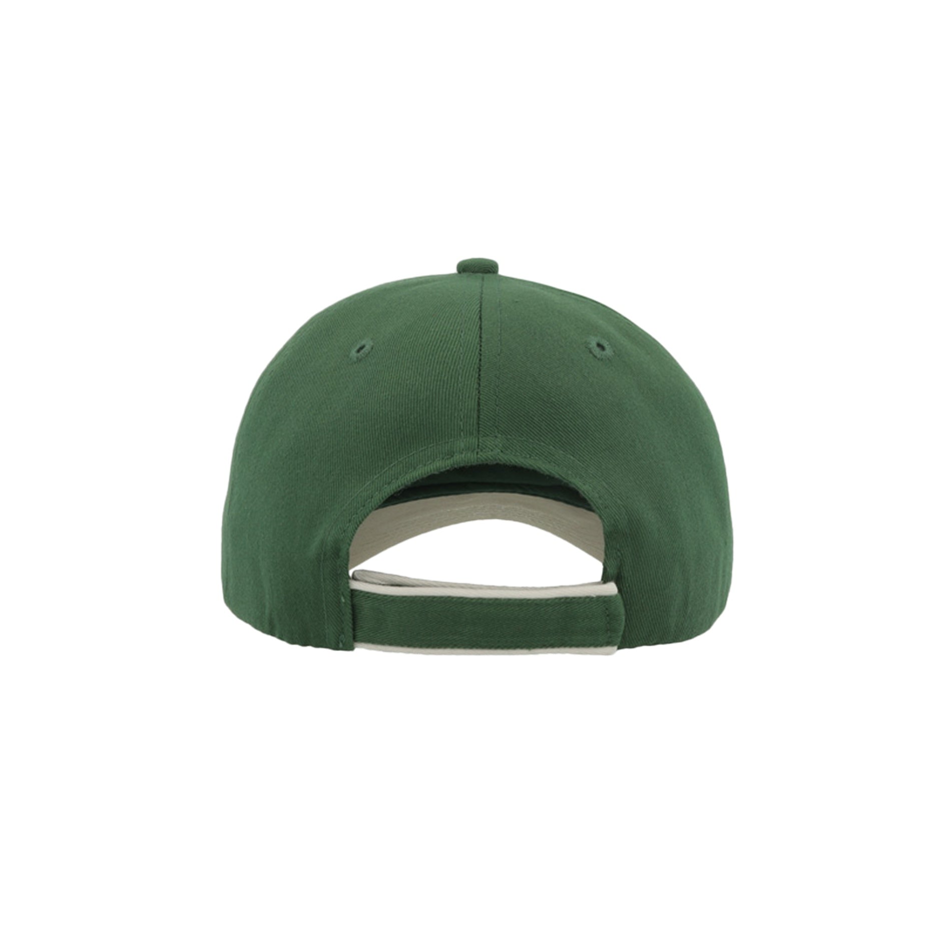 Green - Back - Atlantis Zoom Piping Sandwich Sports 6 Panel Contrast Baseball Cap