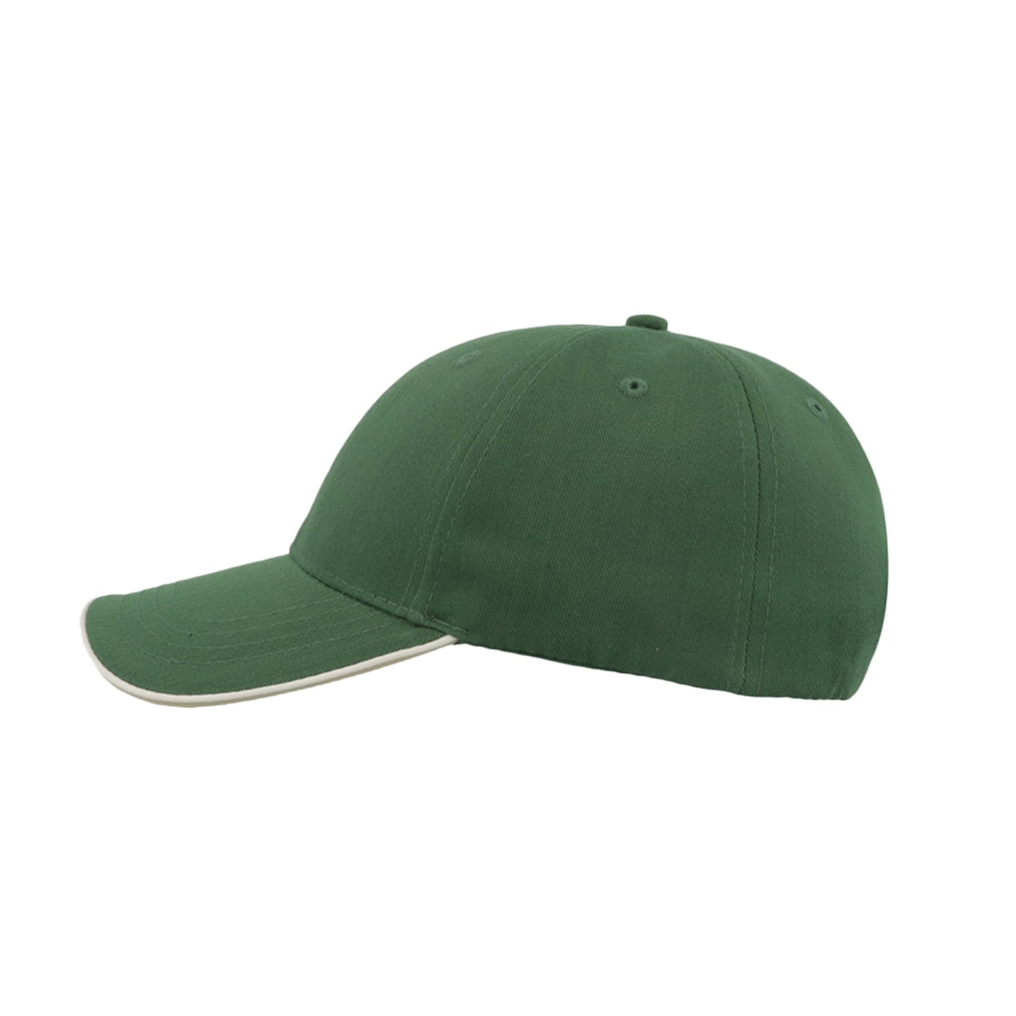 Green - Lifestyle - Atlantis Zoom Piping Sandwich Sports 6 Panel Contrast Baseball Cap