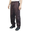 Black - Front - BonChef Baggy Mens Chef Trousers