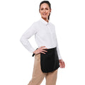 Black - Back - BonChef Zipped Money Pocket Apron