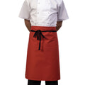 Red - Back - BonChef 24 Inch Waist Apron