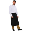 Black - Back - BonChef 31 Inch Bistro Apron