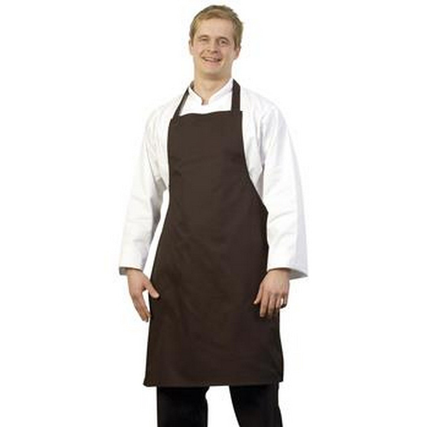 Black - Front - BonChef Full Length Apron
