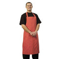 Red-White - Front - BonChef Butcher Full Length Apron