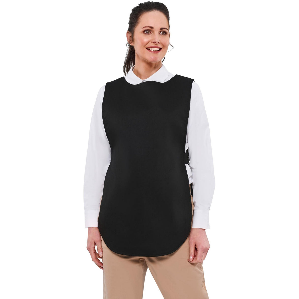 Black - Back - BonChef Tabard Without Pocket