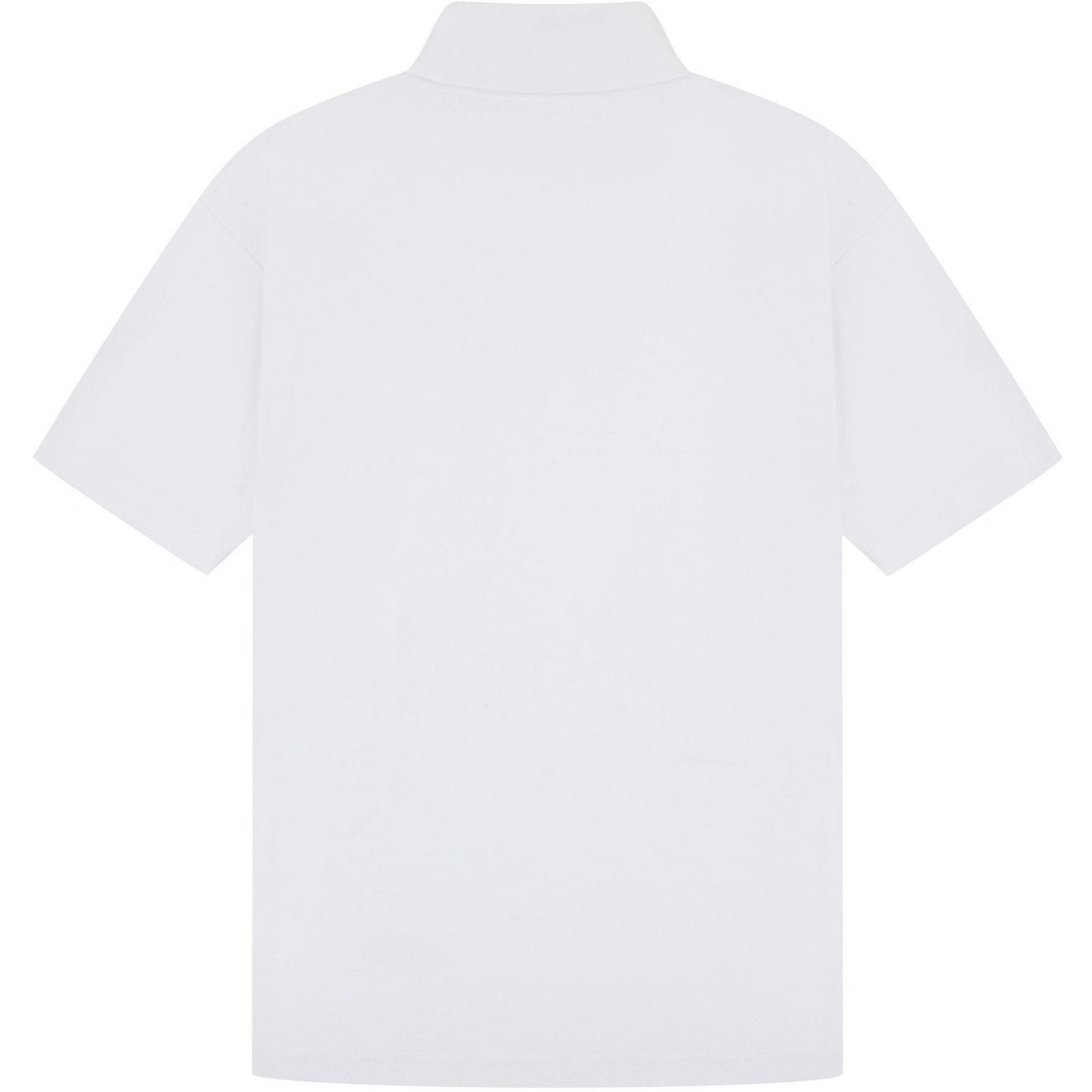 White - Back - Casual Classic Mens Pique Polo