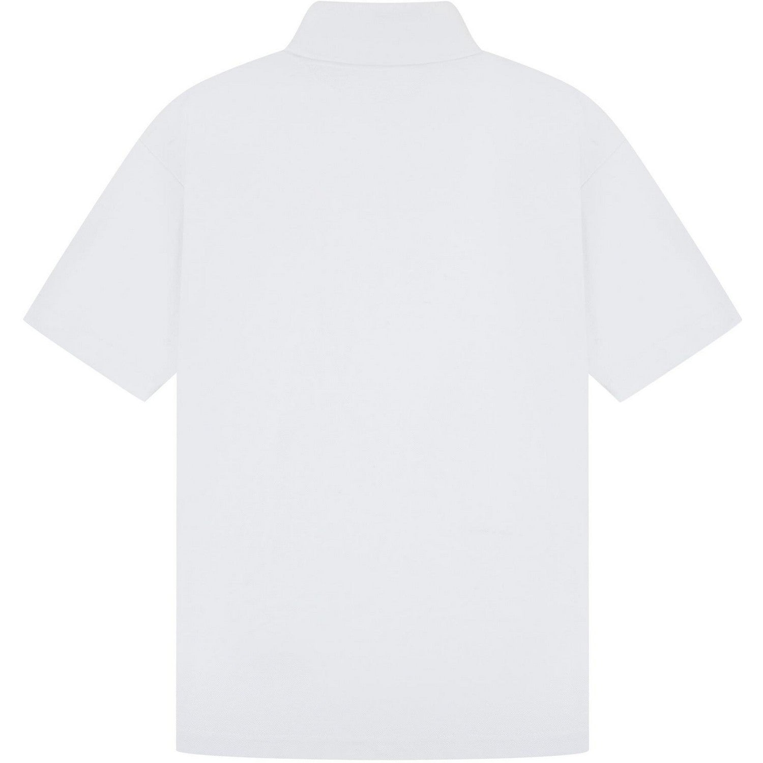 White - Back - Casual Classic Mens Pique Polo