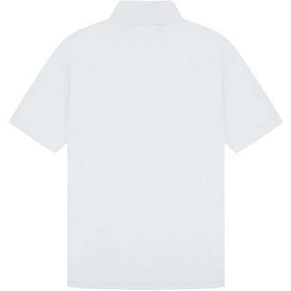 White - Back - Casual Classic Mens Pique Polo
