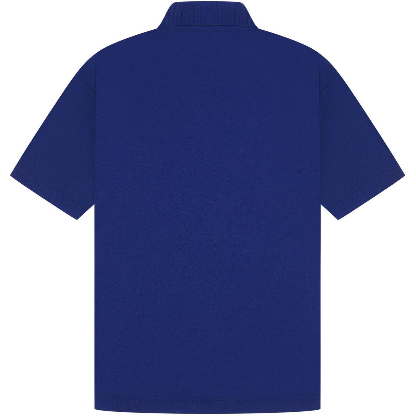 Royal Blue - Back - Casual Classic Mens Pique Polo