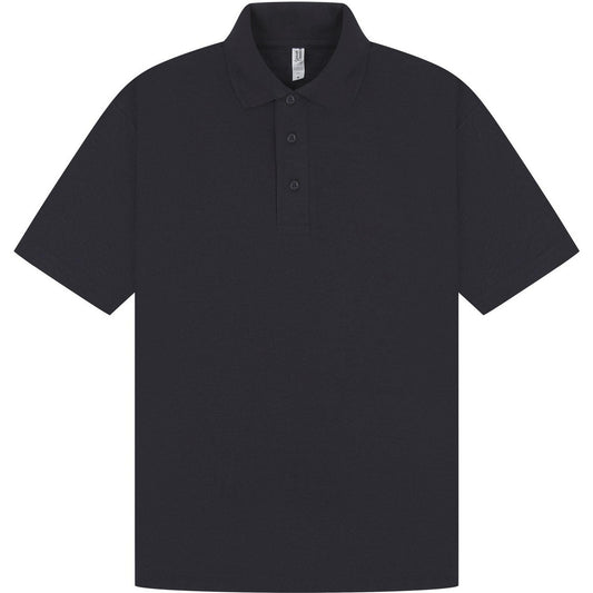 Navy - Front - Casual Classic Mens Pique Polo