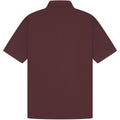 Maroon - Back - Casual Classic Mens Pique Polo