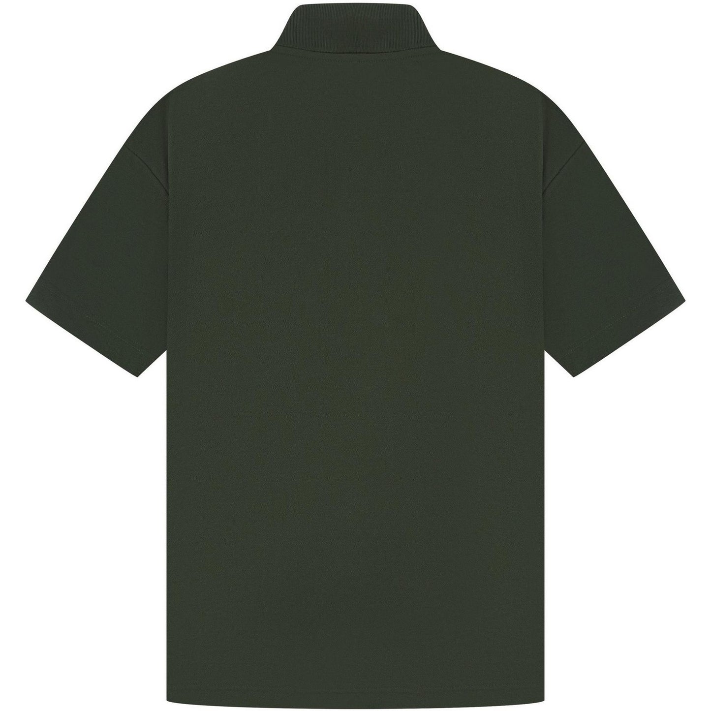 Forest Green - Back - Casual Classic Mens Pique Polo