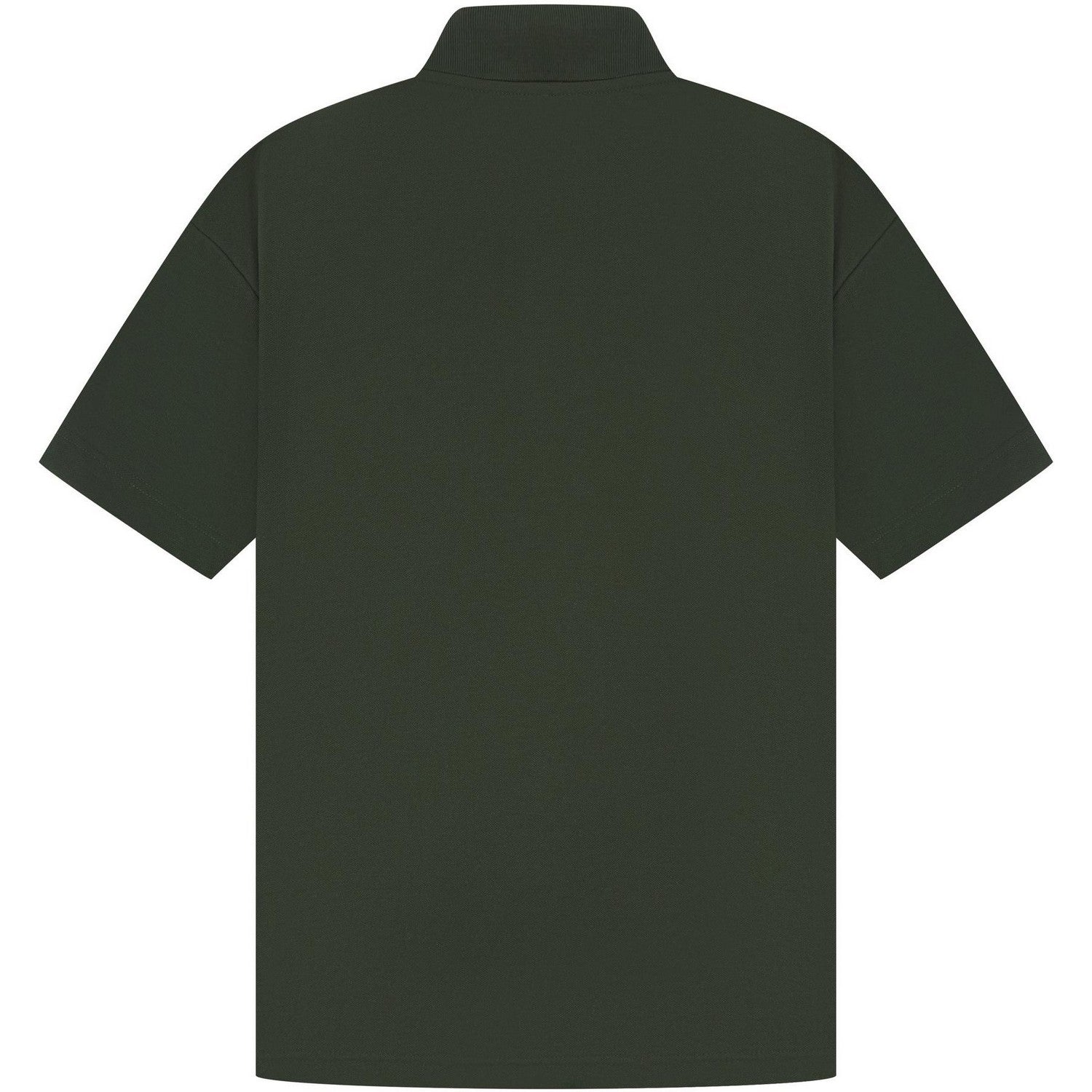 Forest Green - Back - Casual Classic Mens Pique Polo