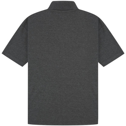 Dark Heather - Back - Casual Classic Mens Pique Polo