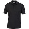 Black - Front - Casual Classic Mens Pique Polo