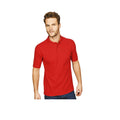 Red - Back - Casual Classic Mens Pique Polo