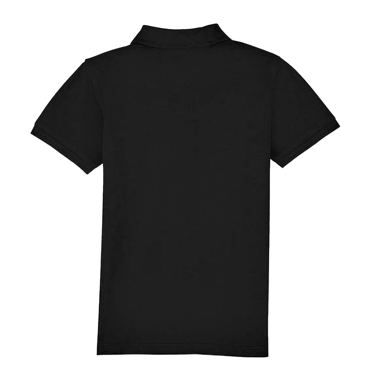 Black - Back - Casual Classic Childrens-Kids Polo