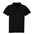 Black - Front - Casual Classic Childrens-Kids Polo