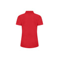 Red - Side - Casual Classic Womens-Ladies Polo