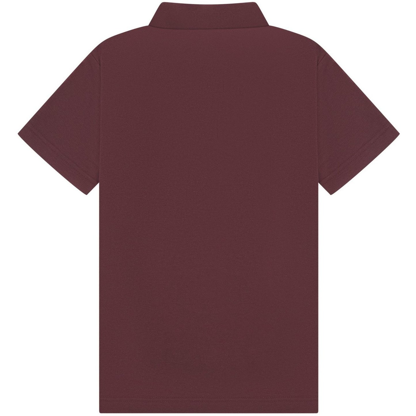 Maroon - Back - Casual Classic Womens-Ladies Polo