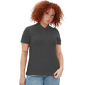 Dark Heather - Side - Casual Classic Womens-Ladies Polo